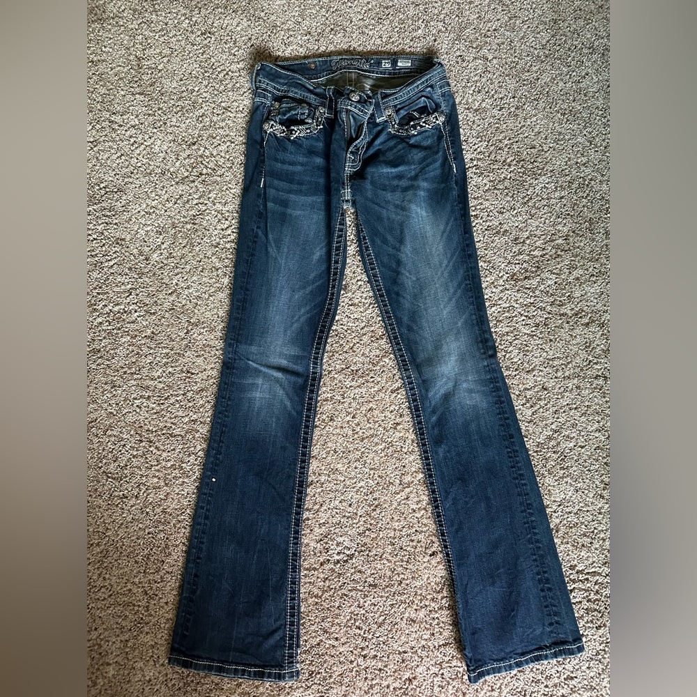 Miss Me signature boot cut jeans
